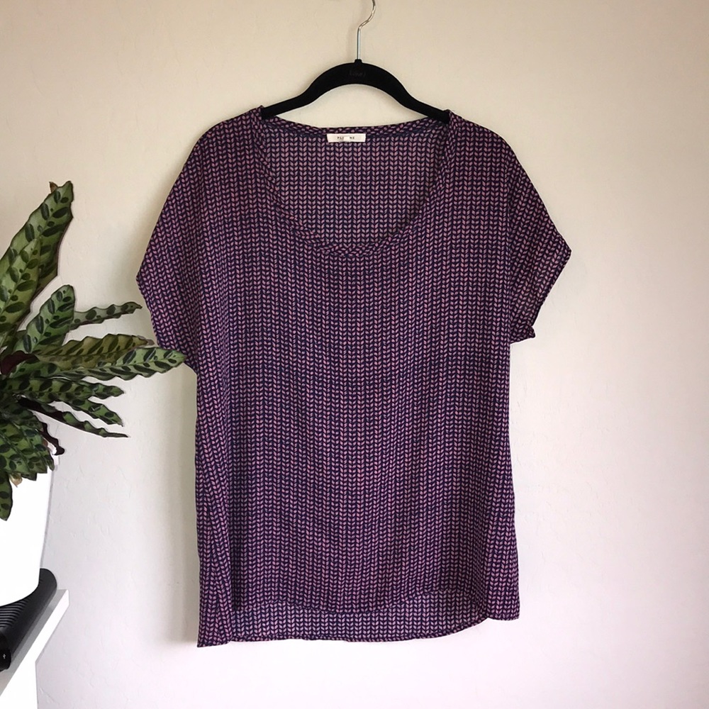 Pleione Patterned Top